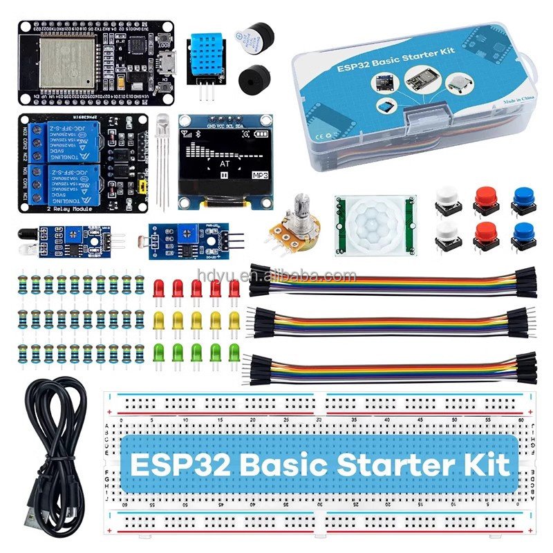 Basic Starter Kit ESP32 Module Kit Starter Kit for ESP32 ESP-32S WIFI Module