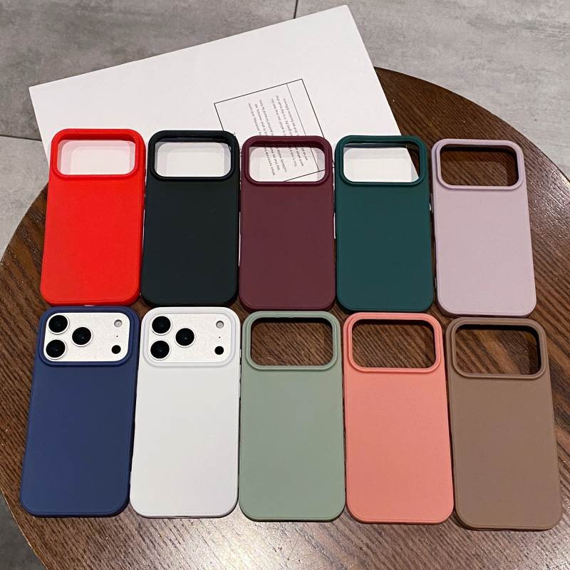 Hot selling low-priced Macaron color matte TPU phone case accessories suitable for iPhone 17 Pro Max 16 15 Cover