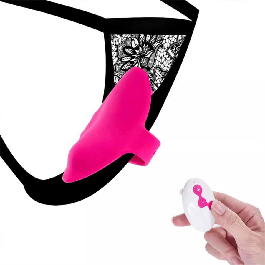 Wireless wearable clitoral vibrating underwear, female remote control vibrator, G-spot butterfly vibrator, couple sex toy