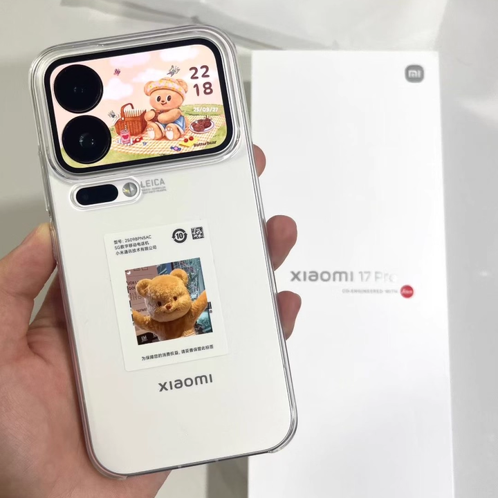 Hot selling 2025 Xiaomi Mi 17 Pro Max with Snap dragon 8 Gen 5 Ultra/6.9-inch 120Hz/auxiliary display